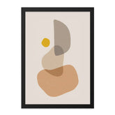 Abstract Shapes Wall Art, Minimalist Art Print, Modern Art Poster, Neutral Tone Decor, Geometric Print, Contemporary Art, Home Decor - Tawshia
